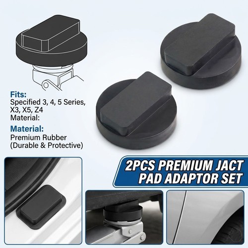 2pcs rubber jack - pad, adaptor