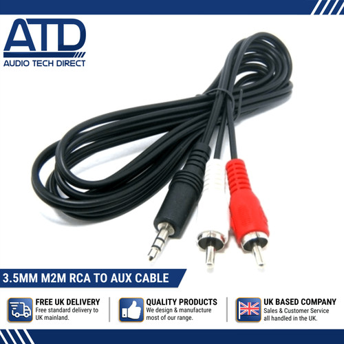 Aux 5mm male - male, to